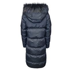 Дълго дамско яке City Angels Jeans, Черно, 6834